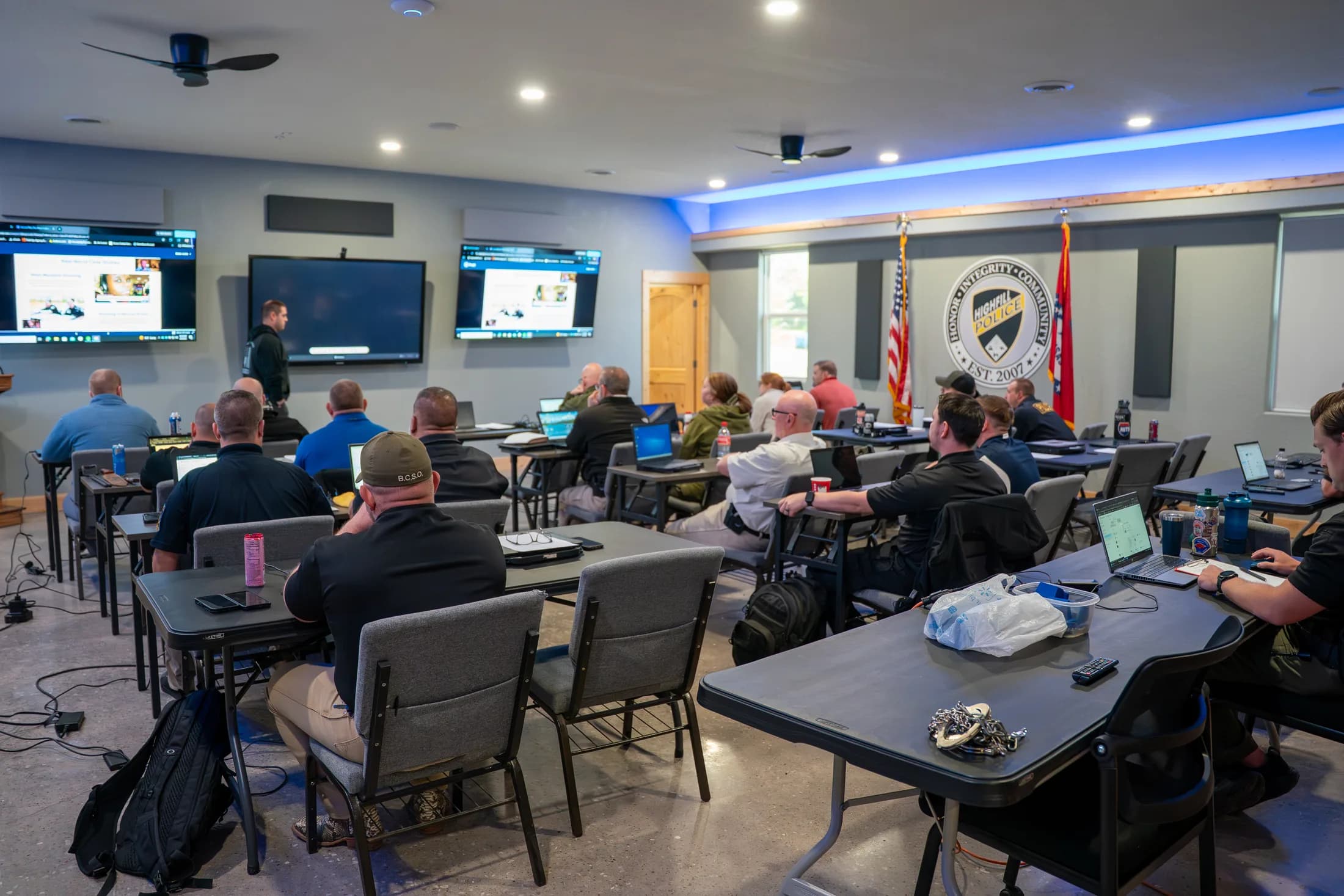 Law enforcement training hosted by the Highfill Police Department